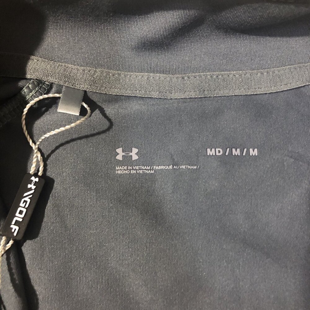 Under Armour Golf 1/2 Zip Long Sleeve Pullover UPF 50 Women's Medium Gray NWT - Picture 3 of 11